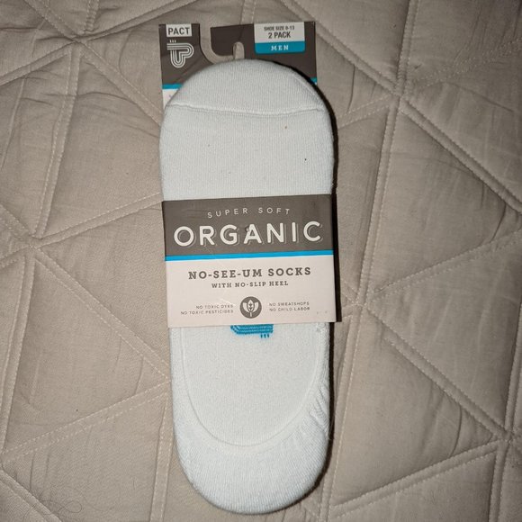 Pact No-See-Um Socks White - Picture 1 of 2